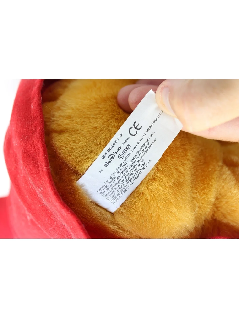 New Vintage Walt Disney Winnie the Pooh Valentine Day Plush Heart Beat Pooh 11
